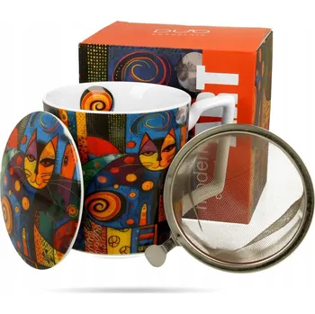 Hrnek Duo Modern Cat porcelán 450 ml