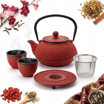 Konvice na čaj Litinová KONVICE na 2 ŠÁLKY čaje