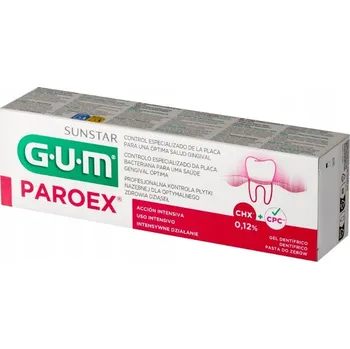 Dentální hygiena GUM PAROEX zubní pasta s chlorhexidinem 0,12% 75 ml