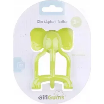 Hračka pro kojence Ortodontické kousátko GiliGums silikonové zelené