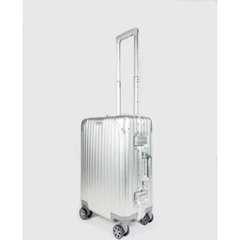 Kabinový hliníkový kufr na čtyřech kolečkách se zámkem TSA 35 l