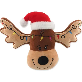 Hračka pro psa Hračka Dog Fantasy Winter Tale Hlava sob plyš pískací 23cm