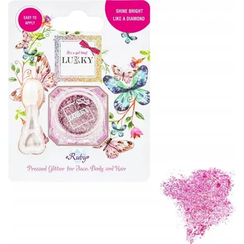 Karnevalový doplněk Lukky třpytky na obličej, tělo a vlasy s aplikátorem - graná