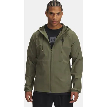 Pánská bunda Pánská bunda Under Armour UA Vibe Woven Jacket - Pánské Under Armour kaki 3276639