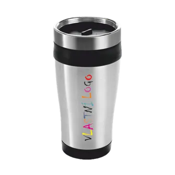 Termohrnek ON-DESIGN Cestovní hrnek BATUM s potiskem Barva: černá