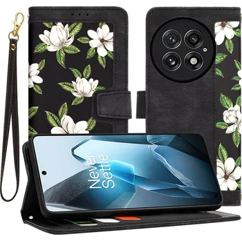 Pouzdro na mobilní telefon Techsuit FlipCraft OnePlus 13 Květiny úsvitu