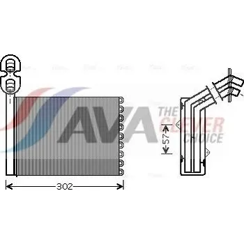 Výměník tepla Výměník tepla, vnitřní vytápění AVA COOLING SYSTEMS VNA6201