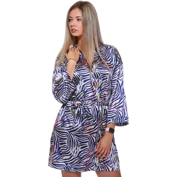 Dámský župan Župan dámský exkluziv 1E8261 modrá l