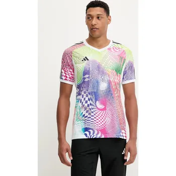 Pánské tričko Tréninkové tričko adidas Performance PRIDE JL8097 bílá 00X, vel. M