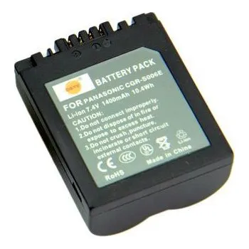 TopTechnology Baterie Panasonic CGA-S006, CGA-S006E, CGR-S006,CGR-S006E, DMW-BMA7 1400mAh