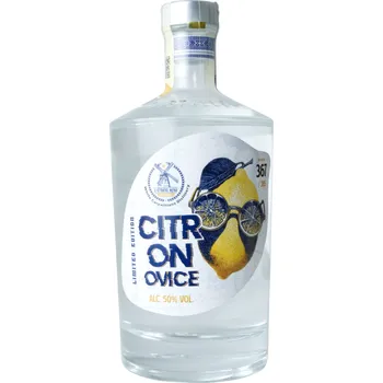 Pálenka Palírna Kuželov (U větrného mlýna) Horňácká Citronovice 50% 0,5l