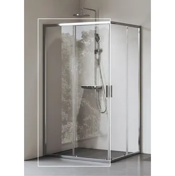 Ravak Blix II Sprchový kout 1/2 110 cm, Transparent, chrom 1XMD0C00Z1 NBLRV2K-110