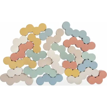 Dřevěná hračka Mushie Dřevěné balanční bločky