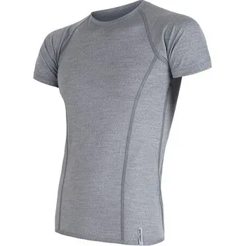 cyklistický dres Triko krátké pánské SENSOR MERINO ACTIVE šedé XXL
