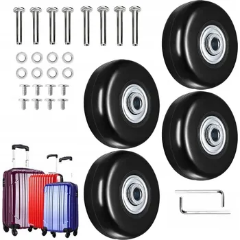 SADA KOLEČEK PRO KUFR, NÁHRADNÍ DÍLY PRO OPRAVU ZAVAZADEL, KUFRŮ A TAŠEK 50*18mm