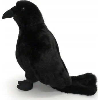 plyšák VRÁNA PLYŠOVÁ HRAČKA HAVRAN PLYŠOVÝ PTÁK ČERNÝ DÁREK