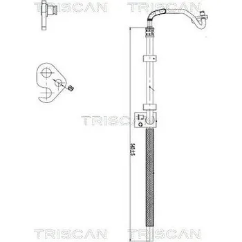 Hydraulická hadice, řízení TRISCAN 8516 23010