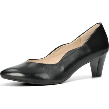 Dámská obuv Caprice dámské kožené lodičky - černé