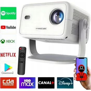 Projektor LED Projektor Magcubic L018 4K 1080p Android Smart TV WiFi s reproduktorem a BT