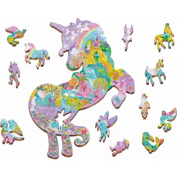 Puzzle LUDATTICA: DŘEVĚNÉ OBRYSOVÉ puzzle – POHÁDKOVÉ POSTAVY 4 8 DÍLŮ 21269