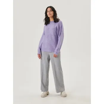 Dámský svetr Sinsay - Svetr z žebrované pleteniny - fialová - 9924A-40M - 9924A-40M-XL-1