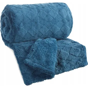 Obraz Deka Eurofirany polyester 70 cm x 160 cm modrá