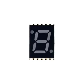 Dioda Zobrazovač LED SMD sedmisegmentový 7mm červená 10mcd katoda