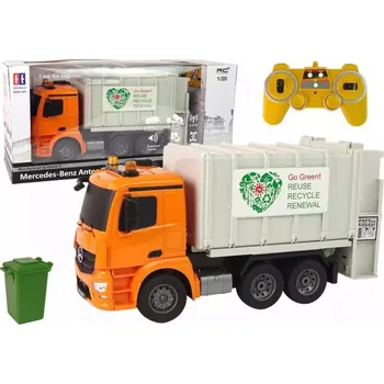 autíčko AUTOJEŘÁB MÍCHAČKA NA DÁLKOVÉ OVLÁDÁNÍ OVLADAČ LED SVĚTLA ZVUK