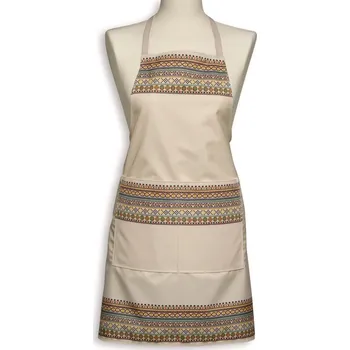 Kuchyňská zástěra Kuchyňská zástěra folklorní krzczonowska béžová