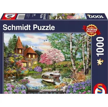 Puzzle Schmidt Spiele 1000dílné Puzzle Schmidt Spiele - PQ Puzzle 1000dílné Puzzle Lake House