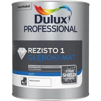 barva na zeď Dulux 0,9l stropní a nástěnná latexová Barva , matná bílá