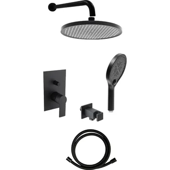 Sprchový set SAT Sprchový systém SAT B-Way včetně podomítkového tělesa černá SATBPSETBW2 SATBPSETBW2