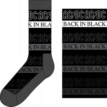 Pánské ponožky Ponožky AC/DC hudební, velikost 41-46
