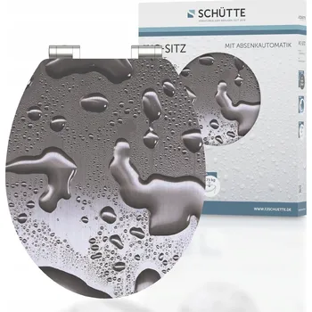 WC sedátko Schütte 80523 šedé MDF WC sedátko