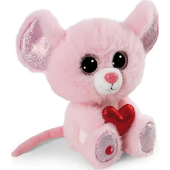 plyšák Originální Plyšová Hračka NICI GLUBSCHIS 62205 Myška Pinky Luv 15 cm