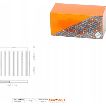 Kabinový filtr Dr!ve+ DP1110.12.0261 Filtr, ventilace prostoru pro cestující