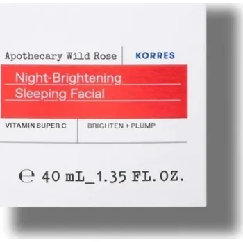 Pleťový krém Hydratační noční krém na obličej Korres 40 ml