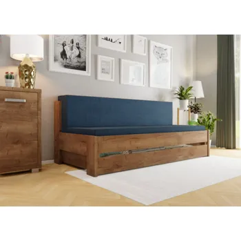 Postel Rozkládací postel Betka Dub Halifax tabákový Bombay 37