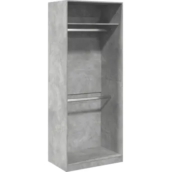 Šatní skříň VidaXL Skříň 3307795 50 x 200 x 80 cm šedá