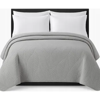 Prostěradlo Přehoz Cotton world mikrovlákno 220 cm x 200 cm šedý