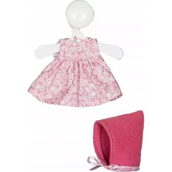 Doplněk pro panenku Růžové šaty pro panenku, 20 cm