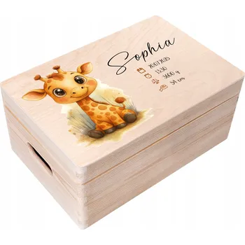 Obraz Krabička pro dítě suvenýr narození křtiny narozeniny 30x20