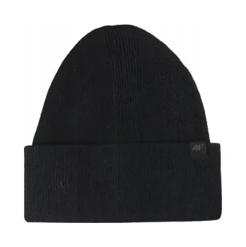 Pokrývka hlavy 4F zimní čepice beanie černá, univerzální velikost