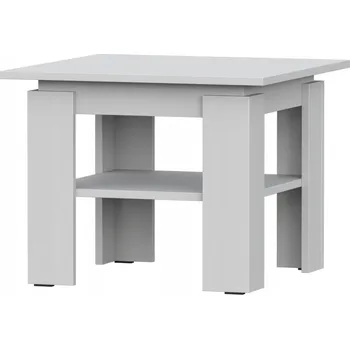 Konferenční stolek Konferenční stolek Matkam čtvercový 55 x 55 x 43 cm bílý