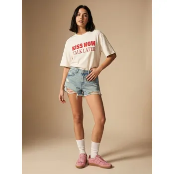 Dámské kraťasy Sinsay - Džínové kraťasy - modrá - 0368U-05J - 0368U-05J-32