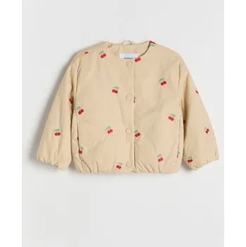 Reserved - Bunda s vyšívaným vzorem - tělová - 560CV-02X - 560CV-02X-92