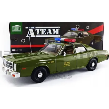 autíčko GREENLIGHT COLLECTIBLES - 1/18 A-TEAM (TV seriál z let 1983-87) PLYMOUTH FURY