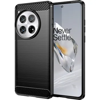 Pouzdro na mobilní telefon Techsuit Karbon Silikon OnePlus 12 Černý