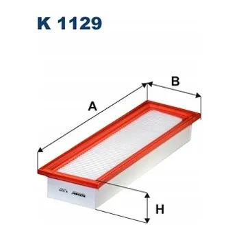 Kabinový filtr Filtron K 1129 Filtr, ventilace prostoru pro cestující