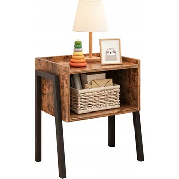 Noční stolek Noční stolek Muvu dub hnědý rustikální industriální
